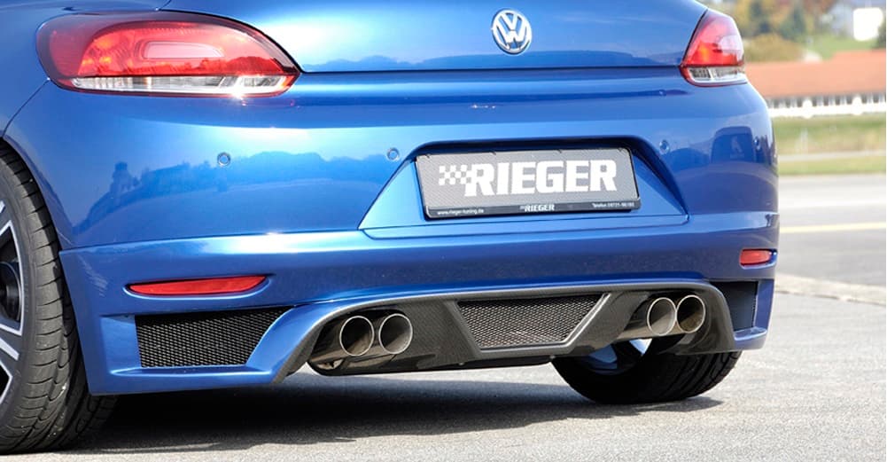 VW SCIROCCO - RIEGER HECKANSATZ DIFFUSOR