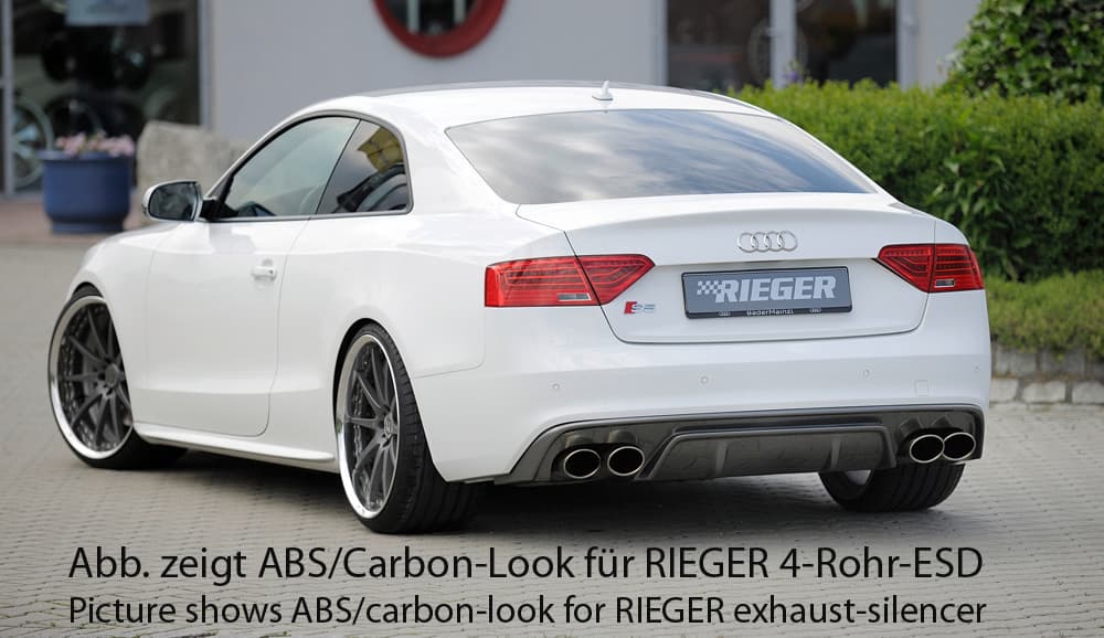 AUDI A5 COUPE - DIFFUSOR HECKANSATZ S5 OPTIK OO-OO – Bild 2