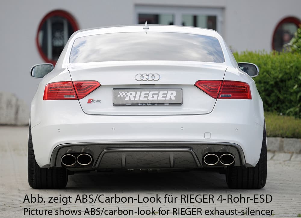 AUDI A5 COUPE - DIFFUSOR HECKANSATZ S5 OPTIK OO-OO – Bild 3