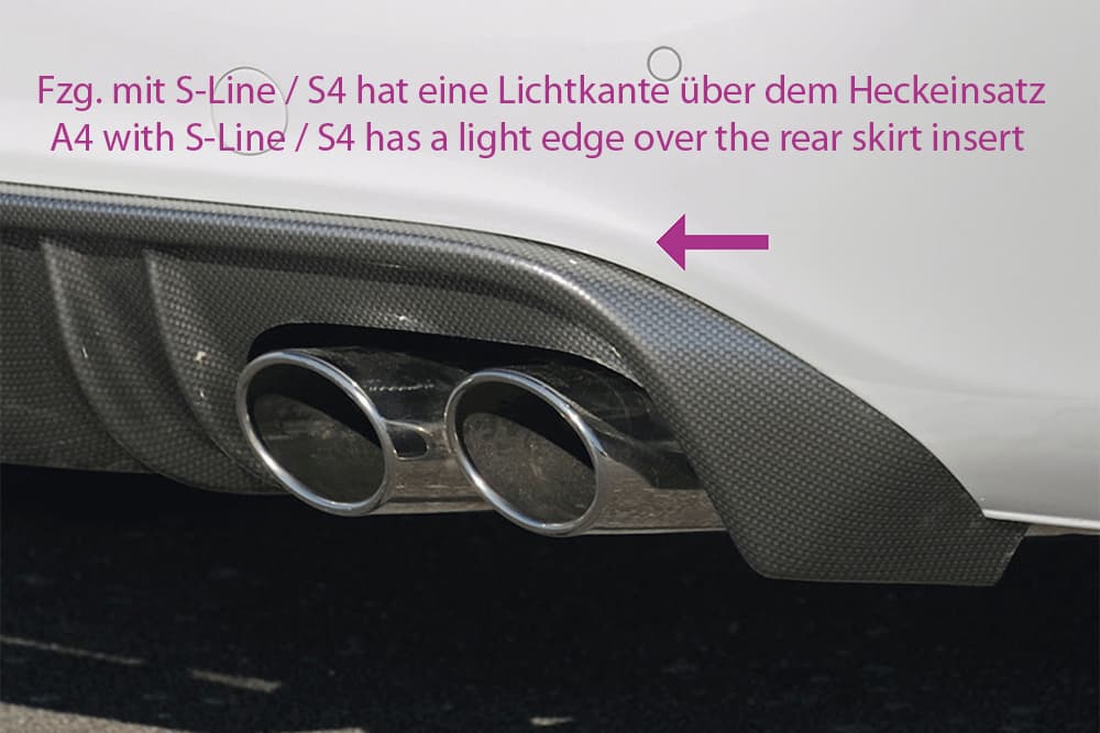 AUDI A4 - RIEGER DIFFUSOR DUPLEX OO-OO – Bild 3