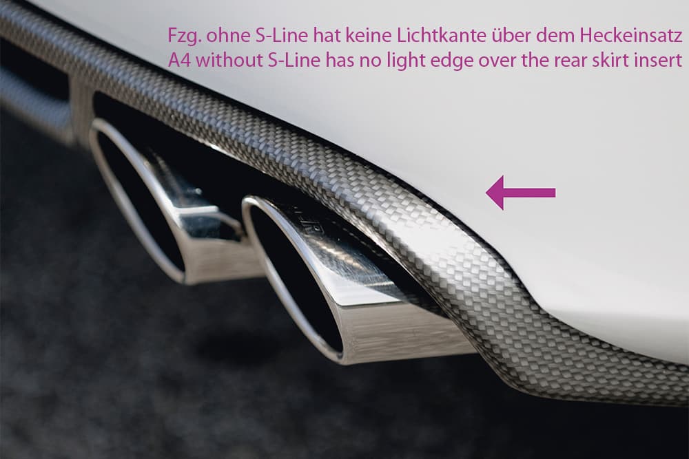 AUDI A4 - RIEGER DIFFUSOR DUPLEX OO-OO – Bild 4
