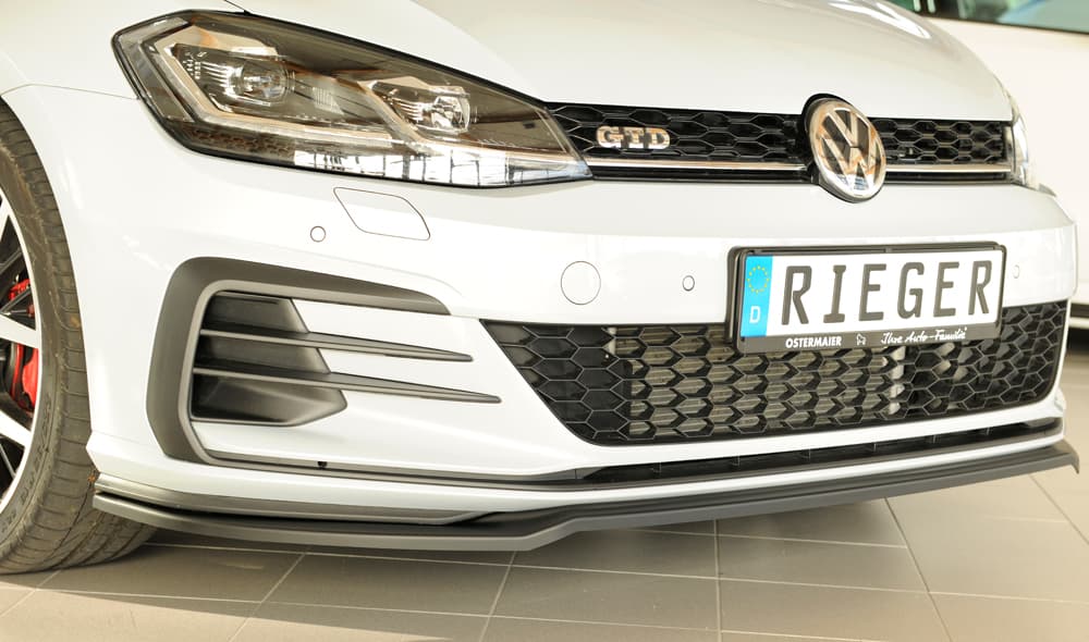 VW GOLF 7.5 GTD - RIEGER FRONTSPOILER LIPPE (DTC) – Bild 3