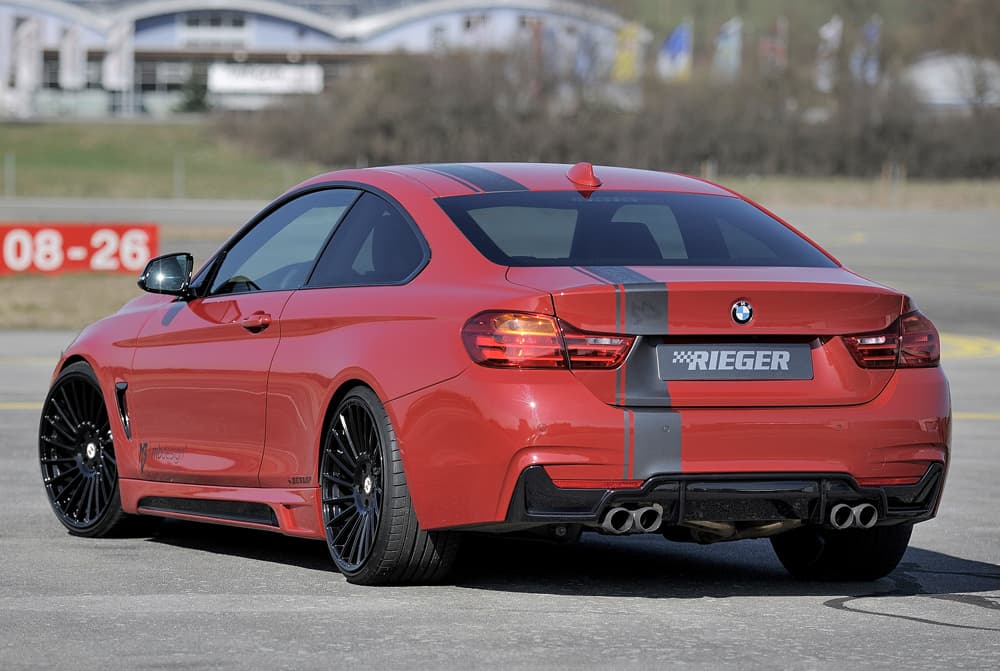 BMW F36 GRAN COUPE M-PAKET - RIEGER DUPLEX DIFFUSOR OO-OO – Bild 4
