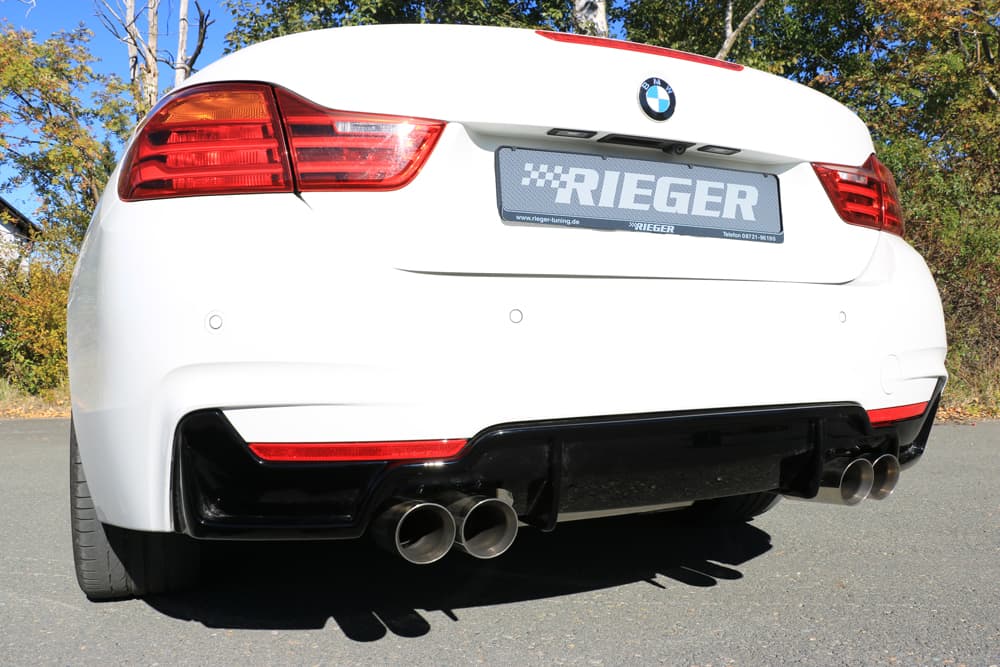 BMW F36 GRAN COUPE M-PAKET - RIEGER DUPLEX DIFFUSOR OO-OO – Bild 5