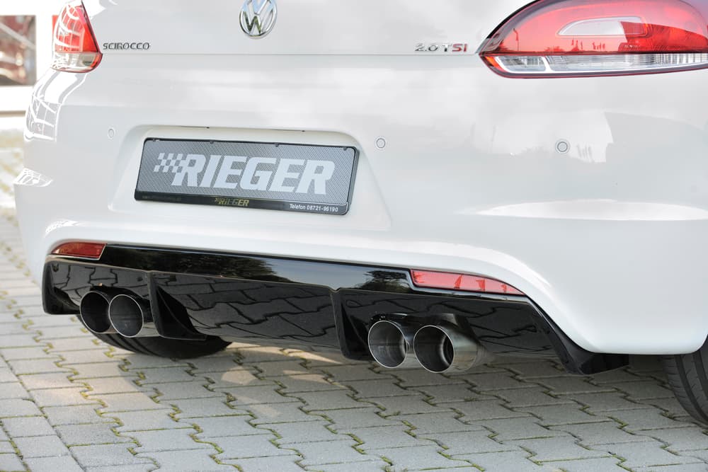 VW SCIROCCO R-LINE - RIEGER TUNING HECK DUPLEX DIFFUSOR (GLANZ) – Bild 4