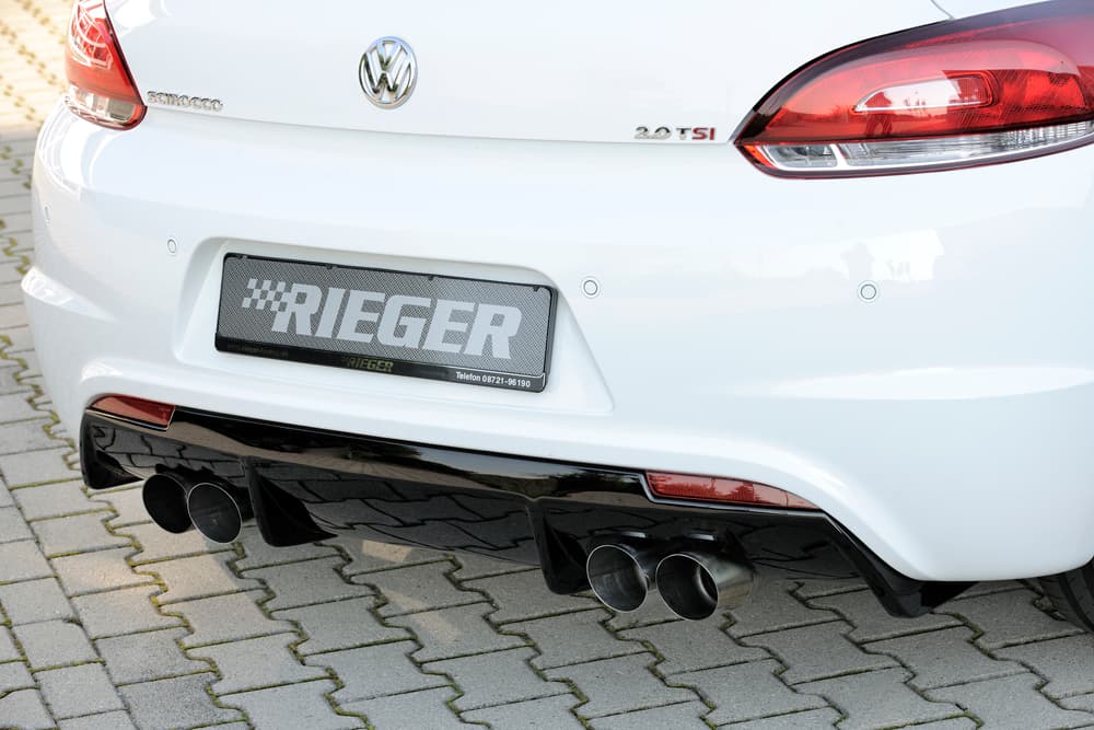 VW SCIROCCO R-LINE - RIEGER TUNING HECK DUPLEX DIFFUSOR (GLANZ) – Bild 2