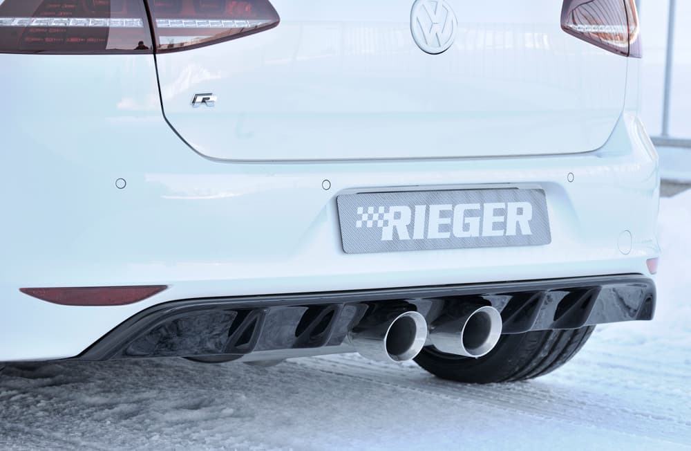 VW GOLF 7 R - HECK DIFFUSOR (GLANZ)
