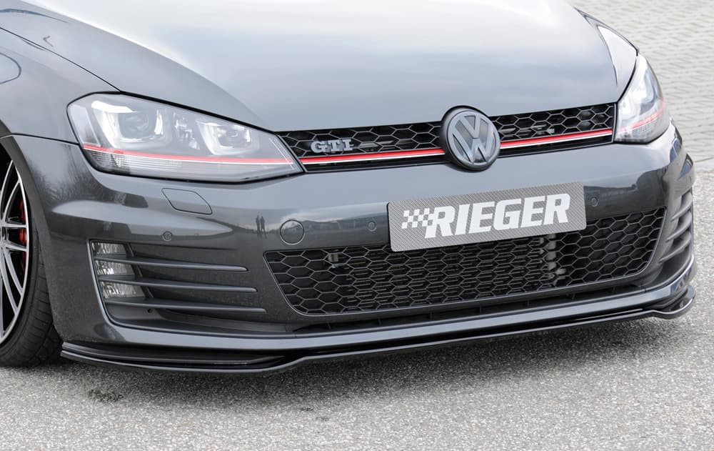 VW GOLF 7 GTD - RIEGER FRONTSPOILER LIPPE (DTC) – Bild 2