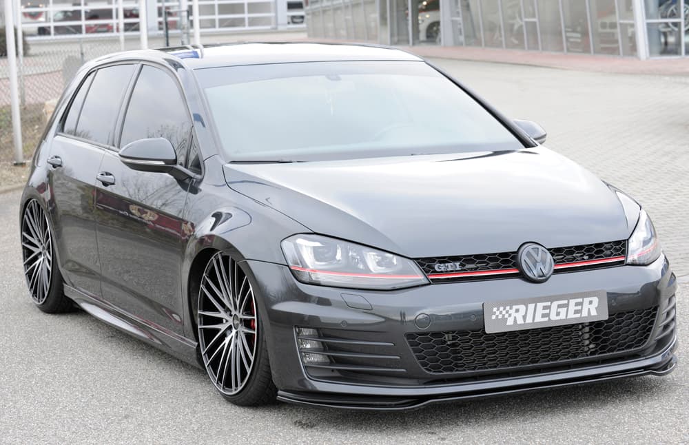VW GOLF 7 GTD - RIEGER FRONTSPOILER LIPPE (DTC) – Bild 3