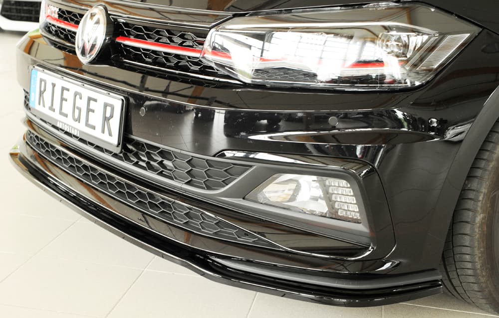 VW POLO R-LINE - RIEGER FRONTSPOILER LIPPE (GLANZ) (DTC) – Rieger