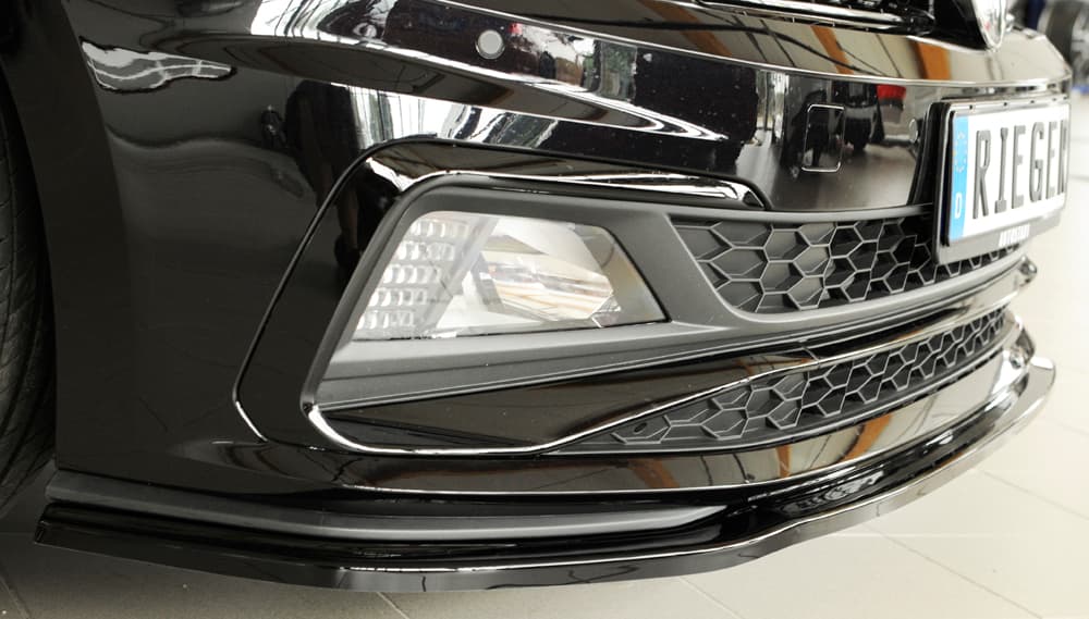 VW POLO R-LINE - RIEGER FRONTSPOILER LIPPE (GLANZ) (DTC) – Bild 3