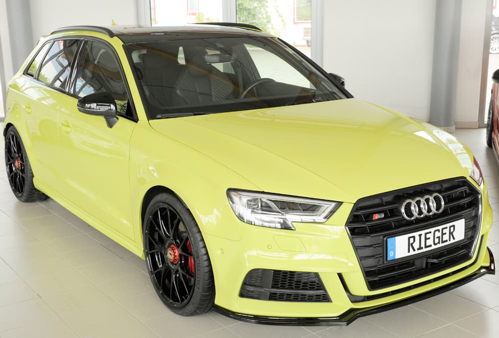 AUDI A3 FACELIFT - RIEGER FRONTSPOILER | FRONTLIPPE (DTC) – Bild 3