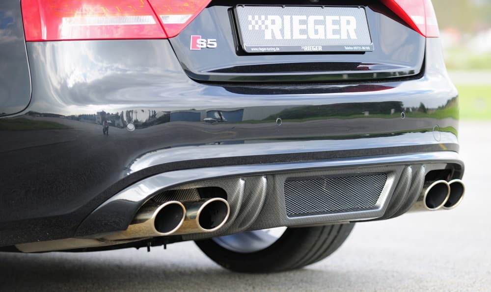 AUDI A5 SPORTBACK - DIFFUSOR HECKANSATZ CARBON OPTIK OO-OO – Bild 2