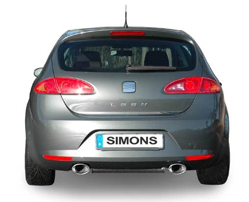 SEAT LEON - SIMONS DUPLEX AUSPUFF ANLAGE AB KATALYSATOR – Bild 2