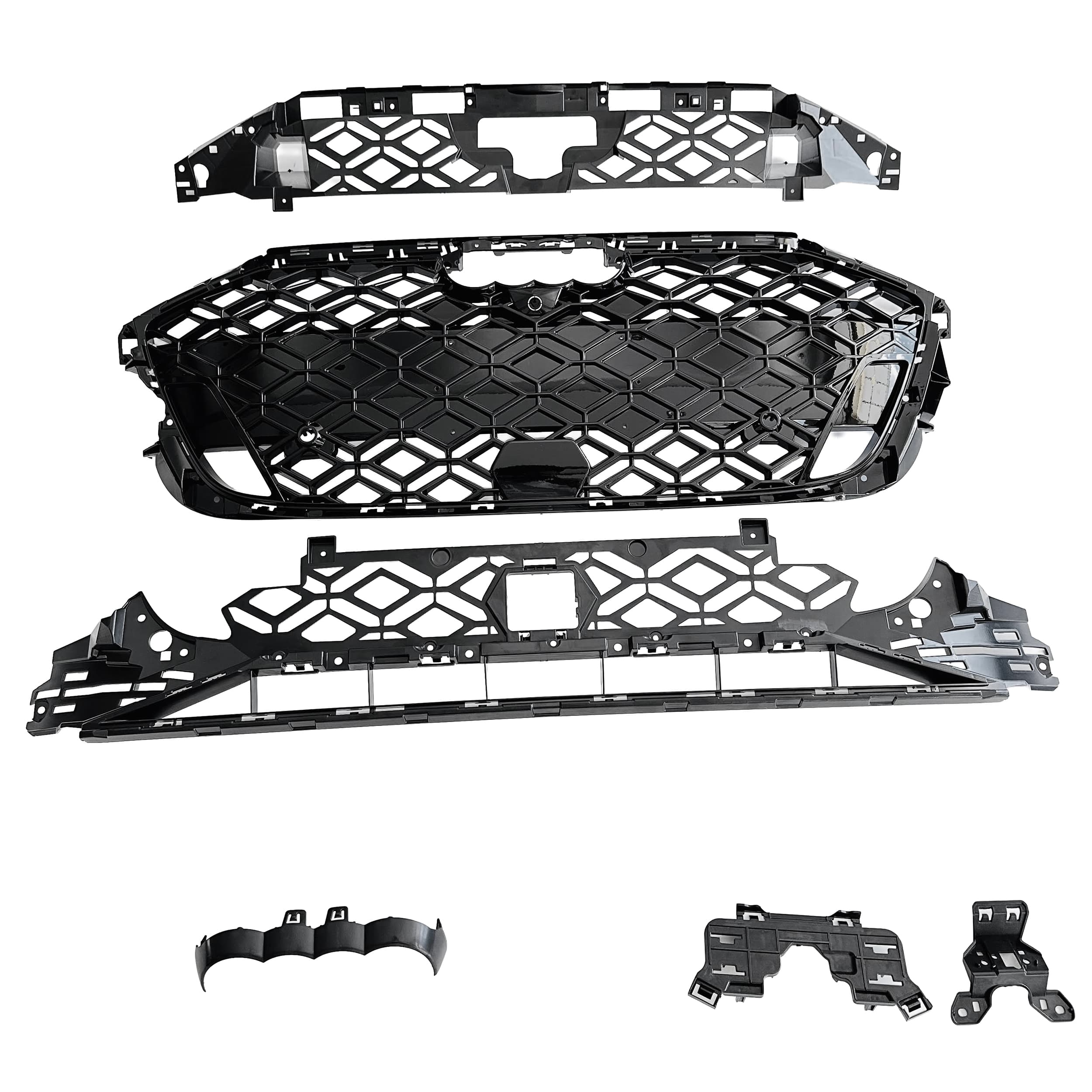 AUDI A3 2024+ - SPORTGRILL RS3 QUATTRO OPTIK (PDC/ACC) V.2 – Bild 2