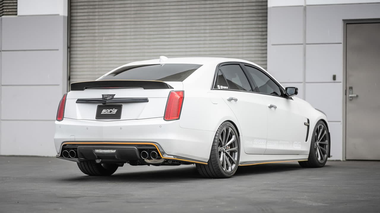 CADILLAC CTS-V - BORLA DUPLEX SPORTAUSPUFF ANLAGE AB KAT – Bild 3