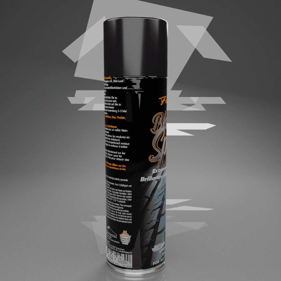 Flatee BlackTire Spray Reifenschwärzer 500ml 18001 – Bild 3