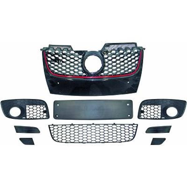 VW GOLF 5 GTI KÜHLERGRILL ABDECKUNGEN COVER