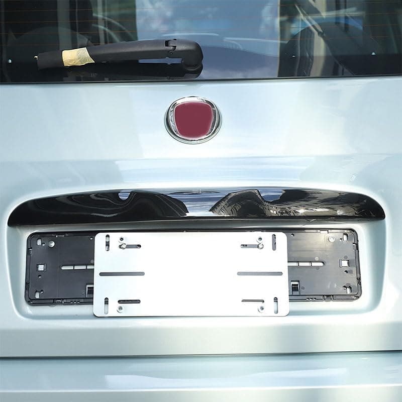 FIAT 500 ABARTH - COVER GRIFF FÜR HECKKLAPPE ABDECKUNG SCHWARZ GLANZ – Bild 2