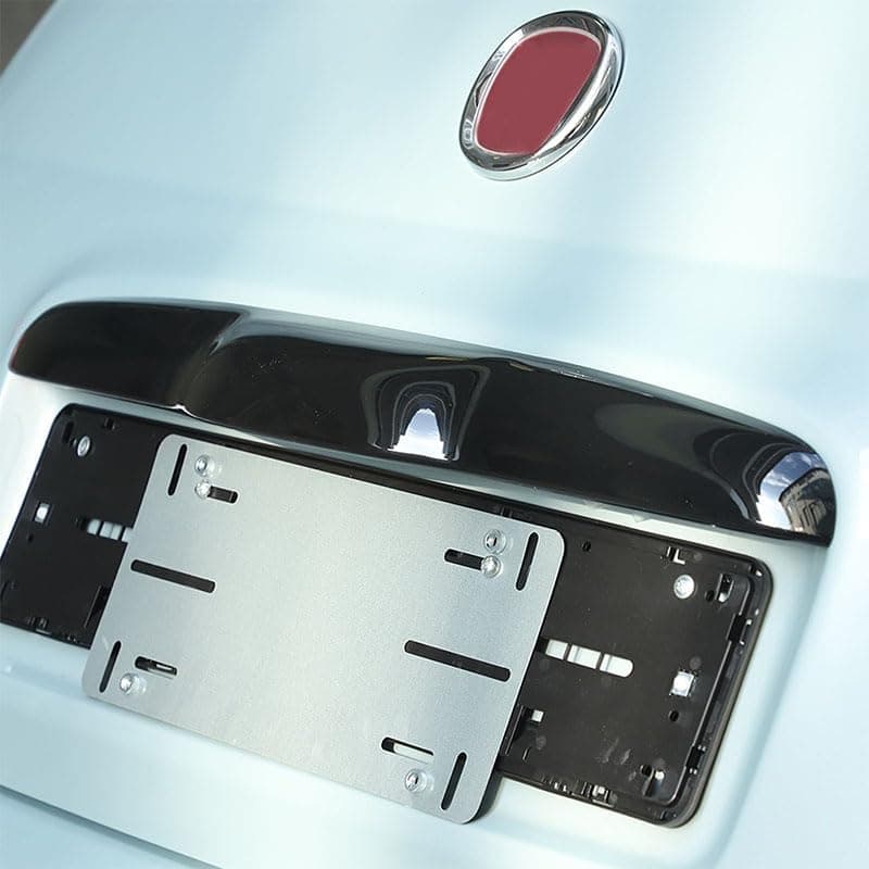 FIAT 500 ABARTH - COVER GRIFF FÜR HECKKLAPPE ABDECKUNG SCHWARZ GLANZ – Bild 3