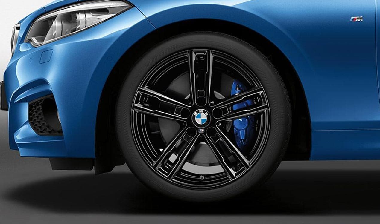 BMW ALUFELGE M DOPPELSPEICHE 719 JET BLACK UNI 7.5J x 18 ET45 36118074185