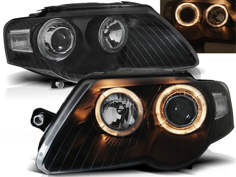 VW PASSAT - SCHEINWERFER ANGEL EYES (DEPO)