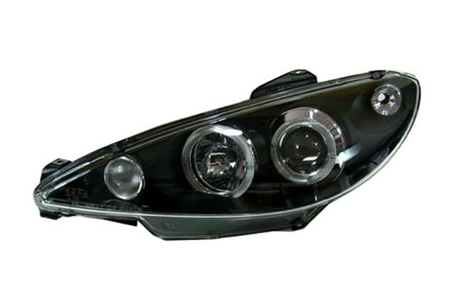 PEUGEOT 206 (H4) - SCHEINWERFER ANGEL EYES – Bild 3