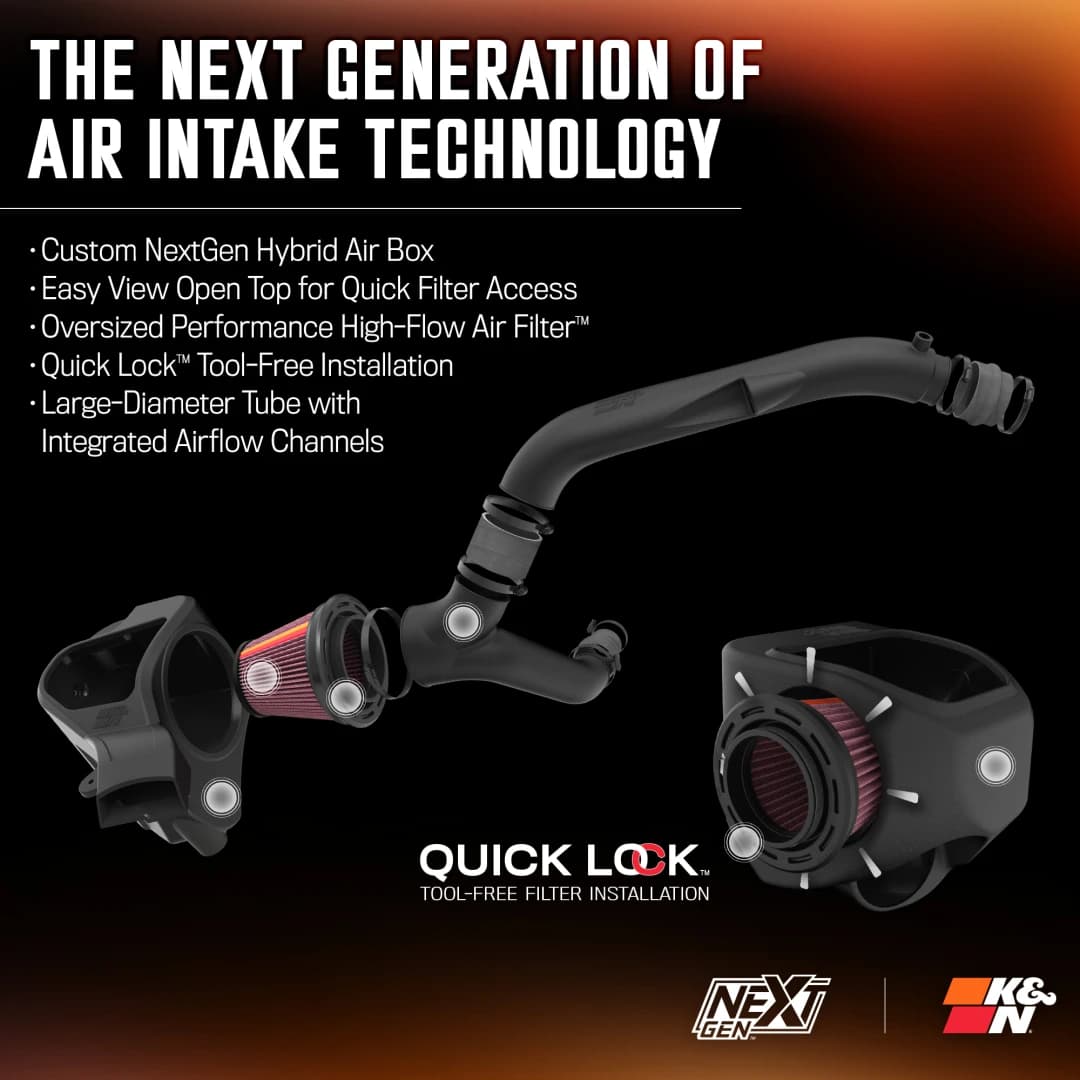 FORD RANGER RAPTOR V6 (215kW) - K&N NEXT GEN COLD AIR INTAKE SYSTEM – Bild 2