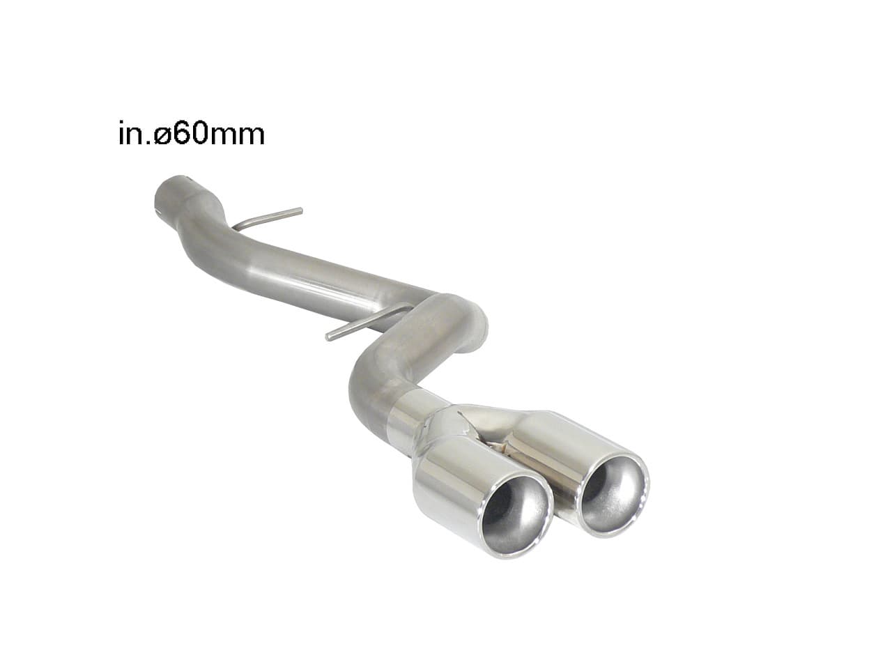 BMW 123d - RAGAZZON ENDROHR Ø 2 X 80MM RUND VERSETZT