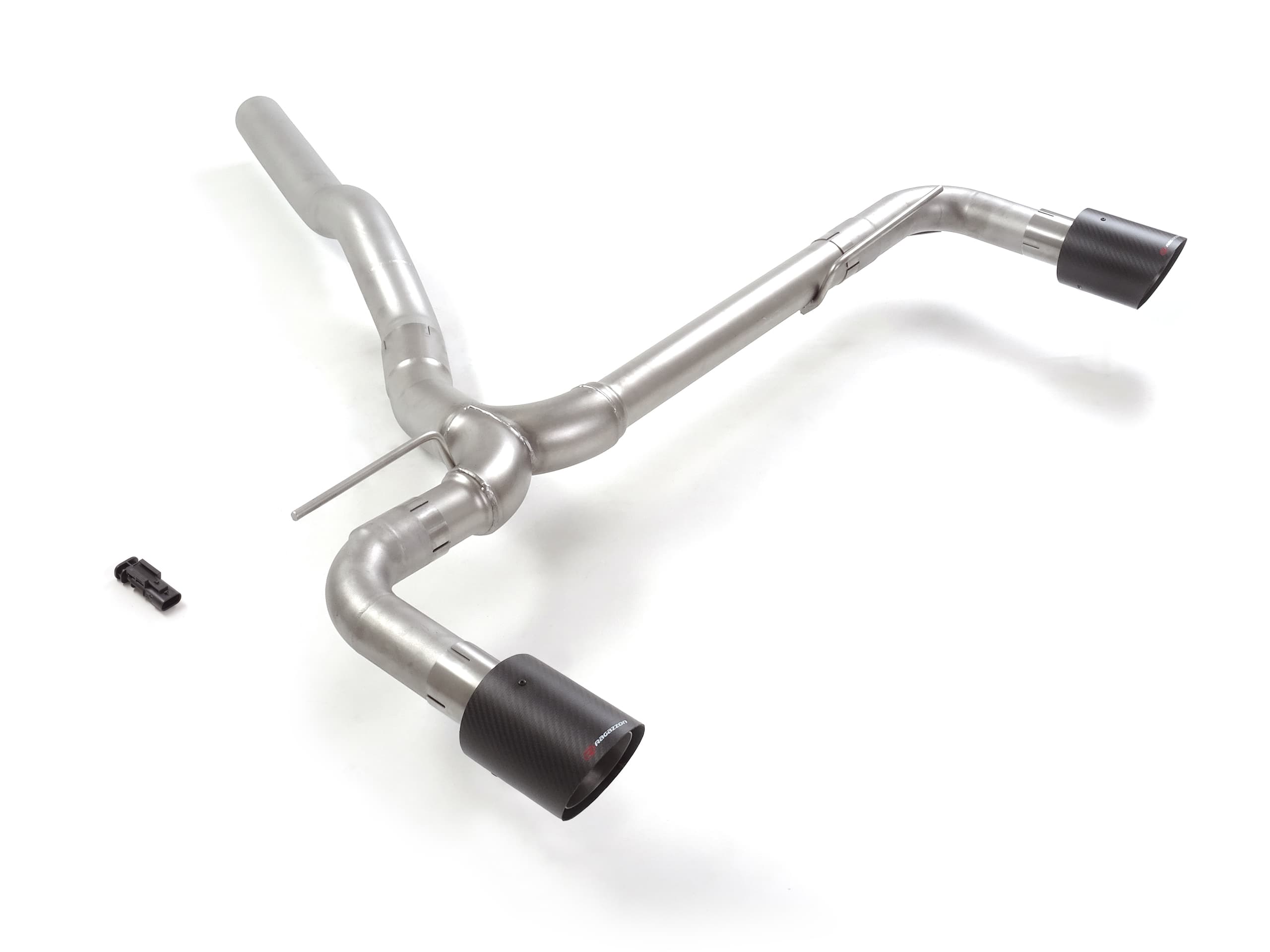 BMW 128Ti - RAGAZZON DUPLEX ENDSCHALLDÄMPFER-ERSATZ-ROHR-SYSTEM Ø 76MM