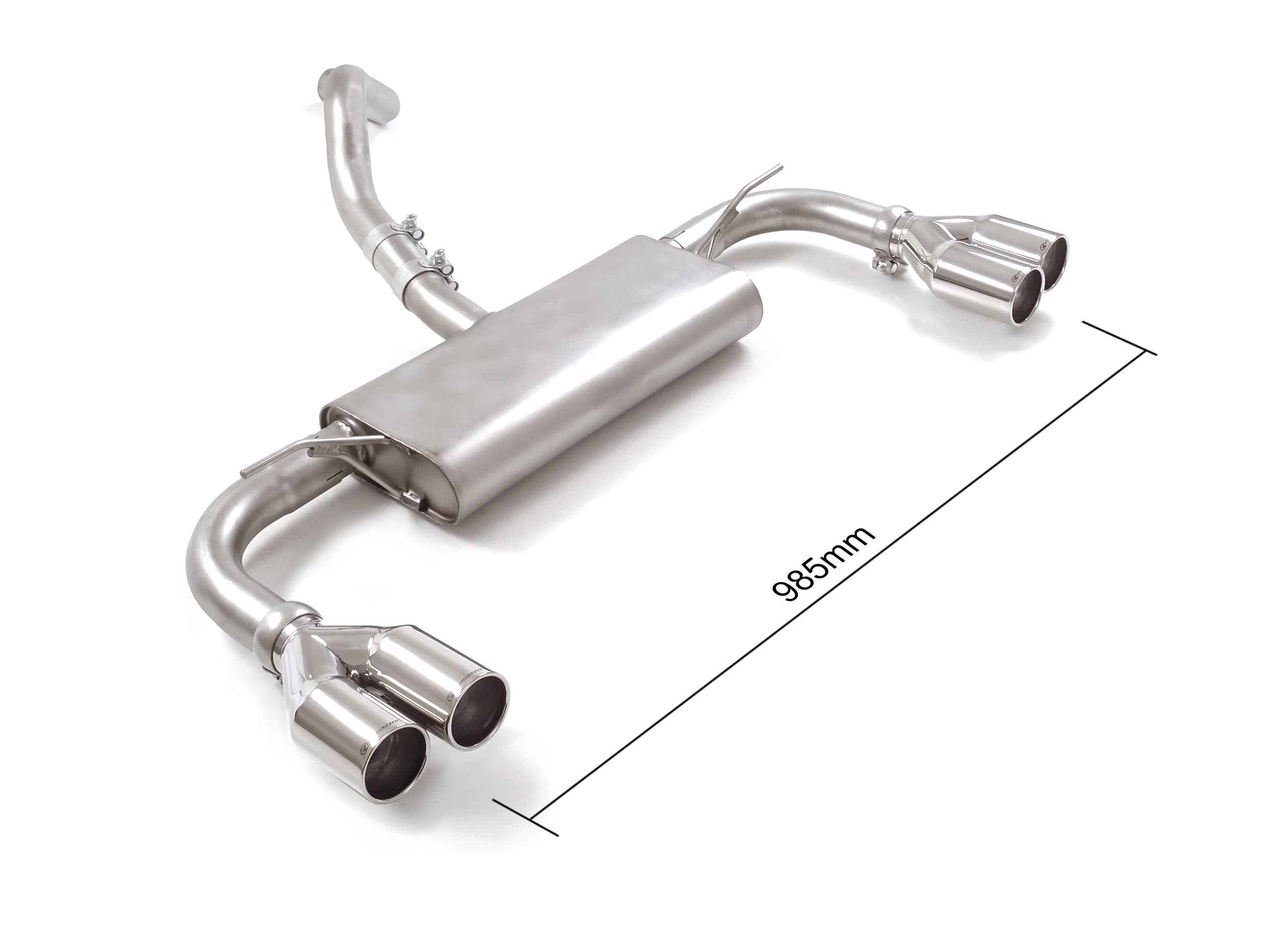 FORD FOCUS - RAGAZZON DUPLEX SPORTAUSPUFF Ø 60MM – Ragazzon
