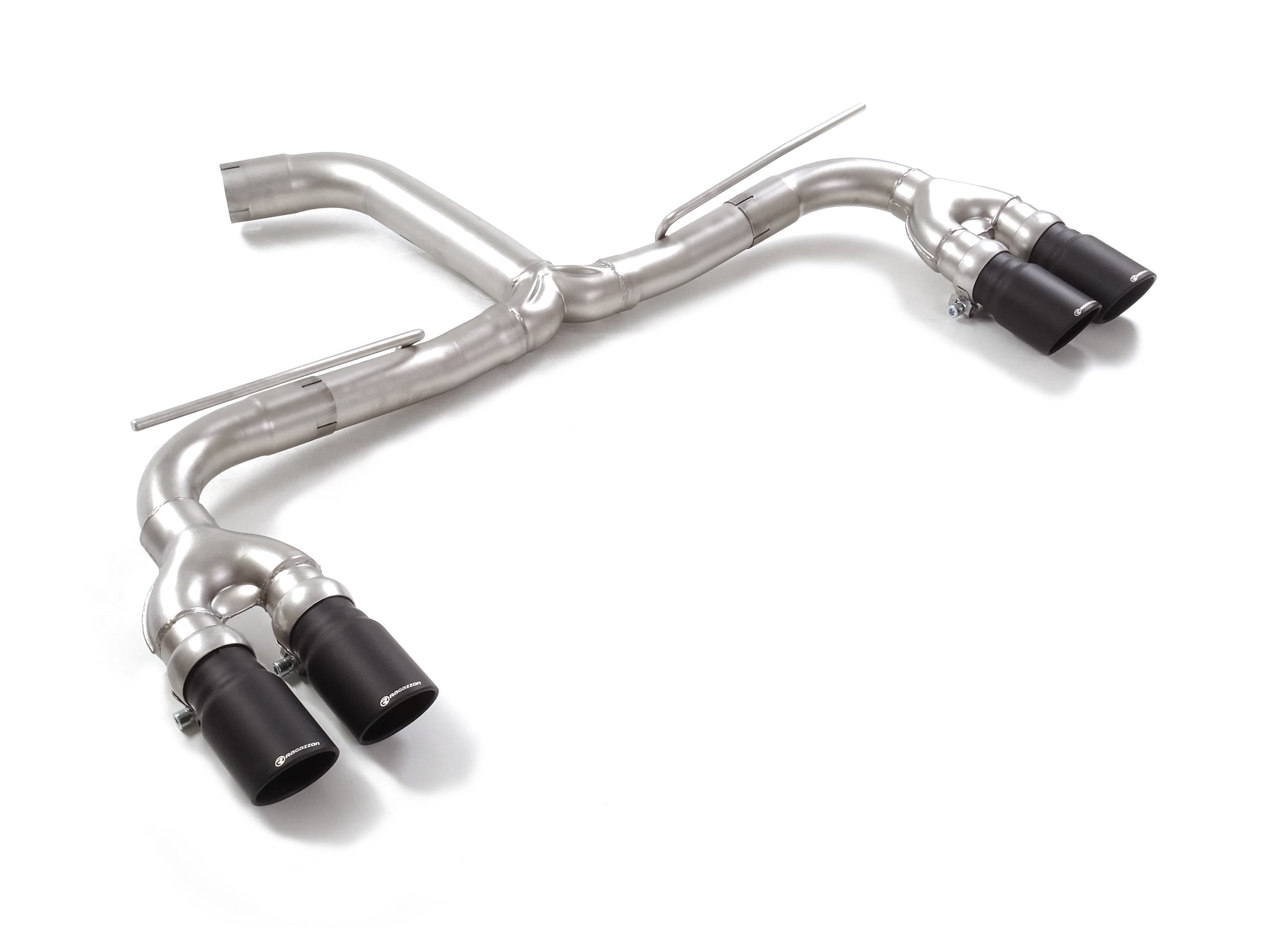 SEAT LEON CUPRA - RAGAZZON DUPLEX ENDSCHALLDÄMPFER-ERSATZ-ROHR-SYSTEM Ø 70MM – Ragazzon