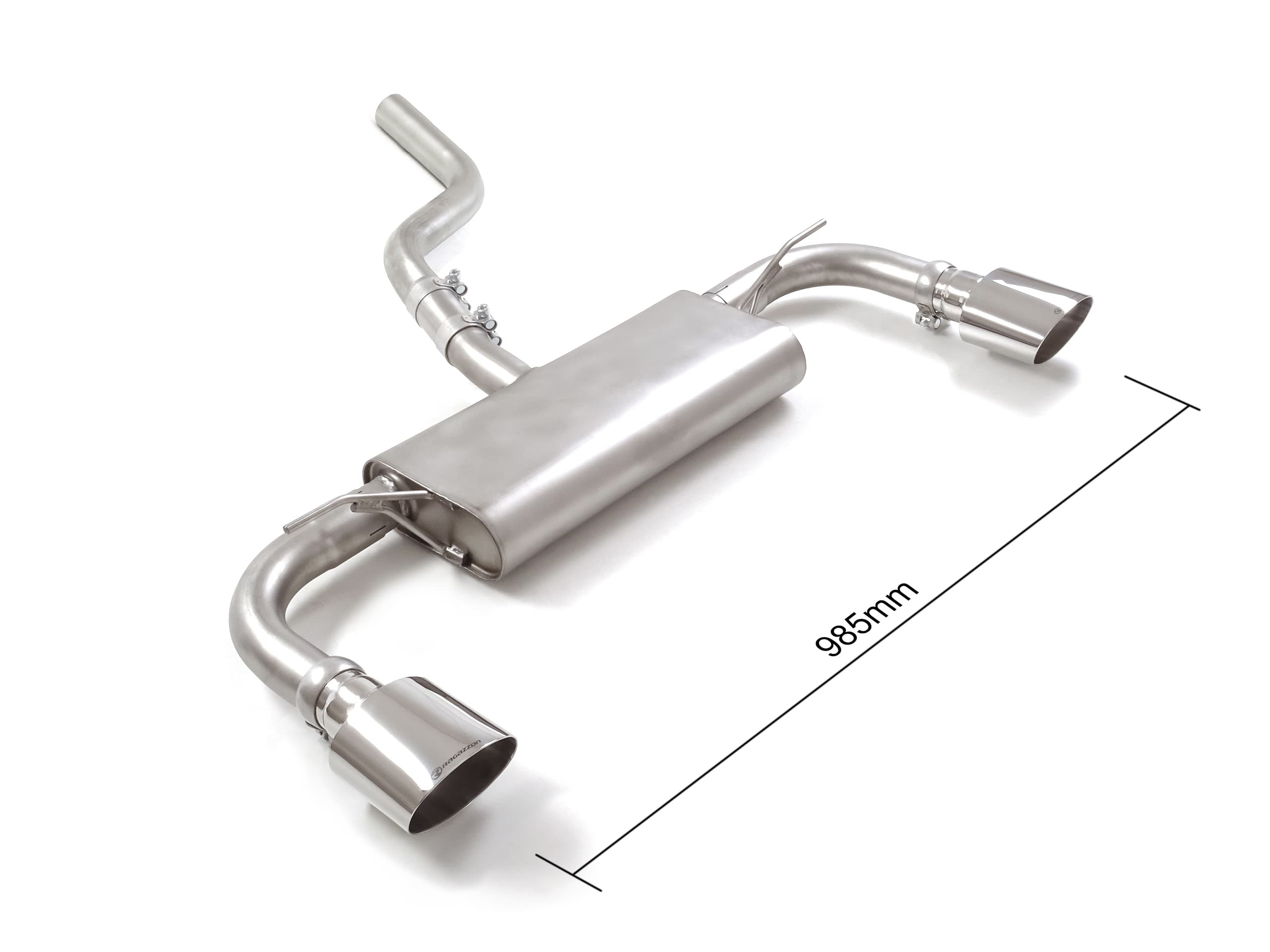 FORD FOCUS - RAGAZZON DUPLEX SPORTAUSPUFF Ø 60MM – Ragazzon