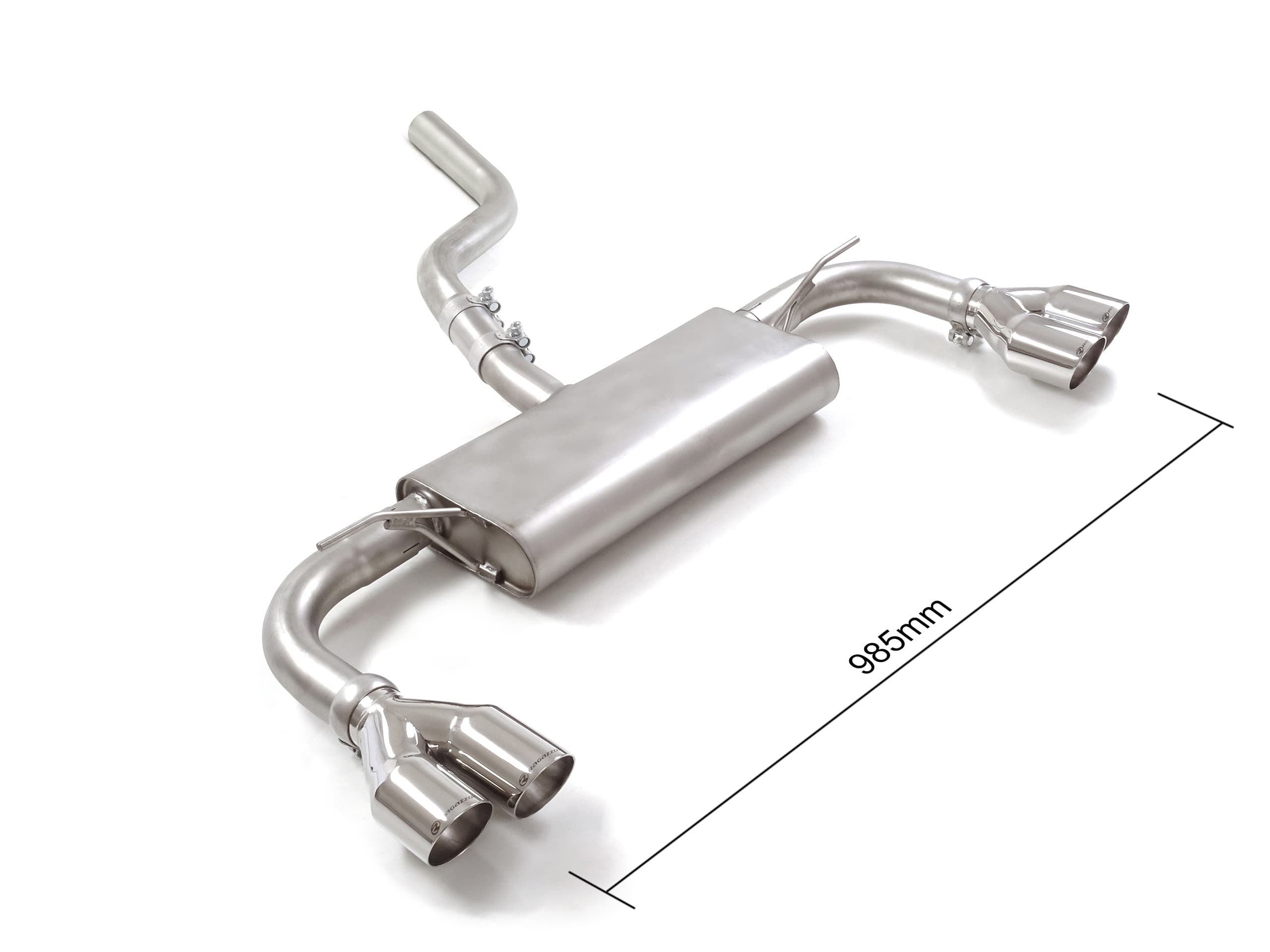 FORD FOCUS - RAGAZZON DUPLEX SPORTAUSPUFF Ø 60MM – Ragazzon
