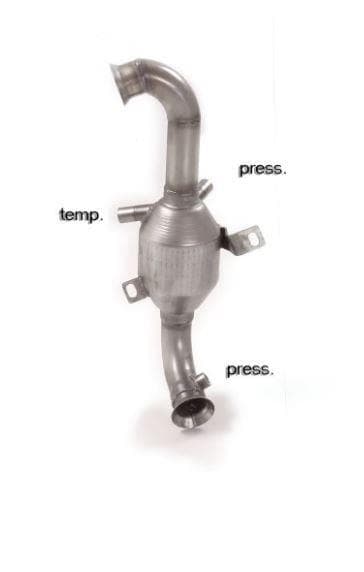 PEUGEOT 206 - RAGAZZON KATALYSATOR + DIESEL-PARTIKELFILTER-ERSATZROHR – Ragazzon
