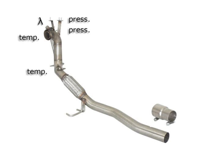 VW PASSAT - RAGAZZON KATALYSATOR-ERSATZROHR + PARTIKELFILTER-ERSATZROHR – Ragazzon