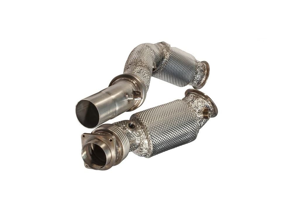 BMW M4 F83 - HJS DOWNPIPE MIT 200 ZELLEN SPORT KATALYSATOR