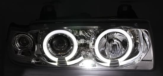 BMW E36 COUPE - SCHEINWERFER ANGEL EYES – Bild 3