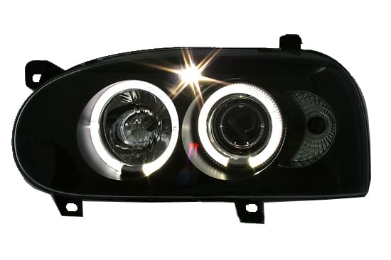 VW GOLF 3 - SCHEINWERFER ANGEL EYES – Bild 4