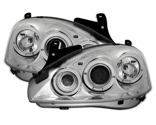 OPEL CORSA C - SCHEINWERFER ANGEL EYES