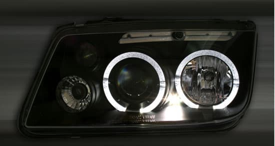 VW BORA - SCHEINWERFER ANGEL EYES – Bild 2