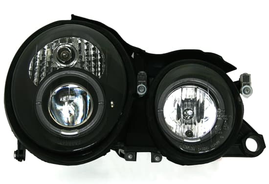 MERCEDES CLK - SCHEINWERFER ANGEL EYES – Bild 2