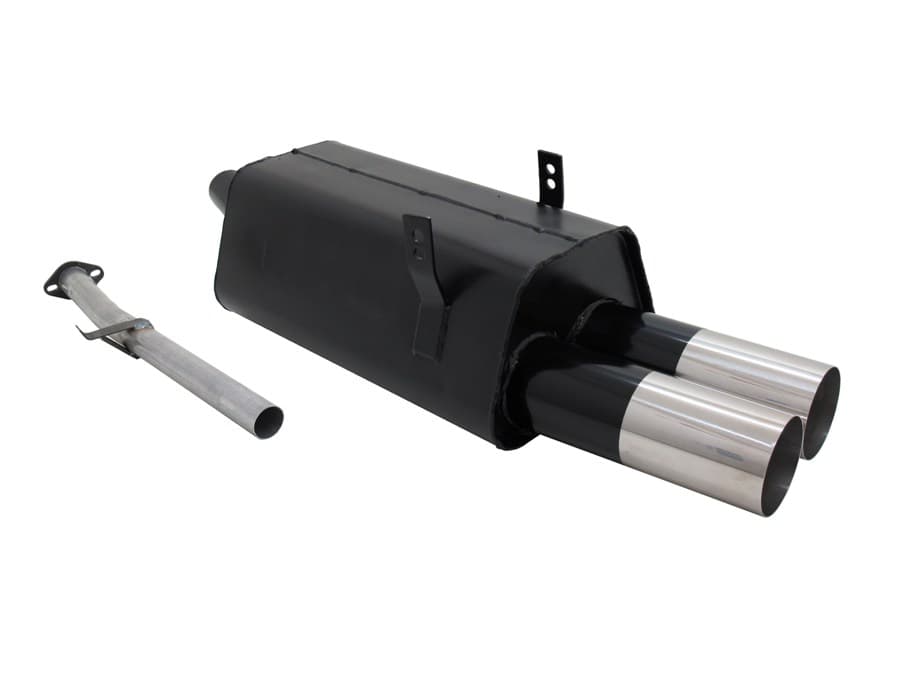 BMW E36 318i LIMOUSINE - NOVUS SPORT AUSPUFF 2 x Ø 90MM RL – Novus