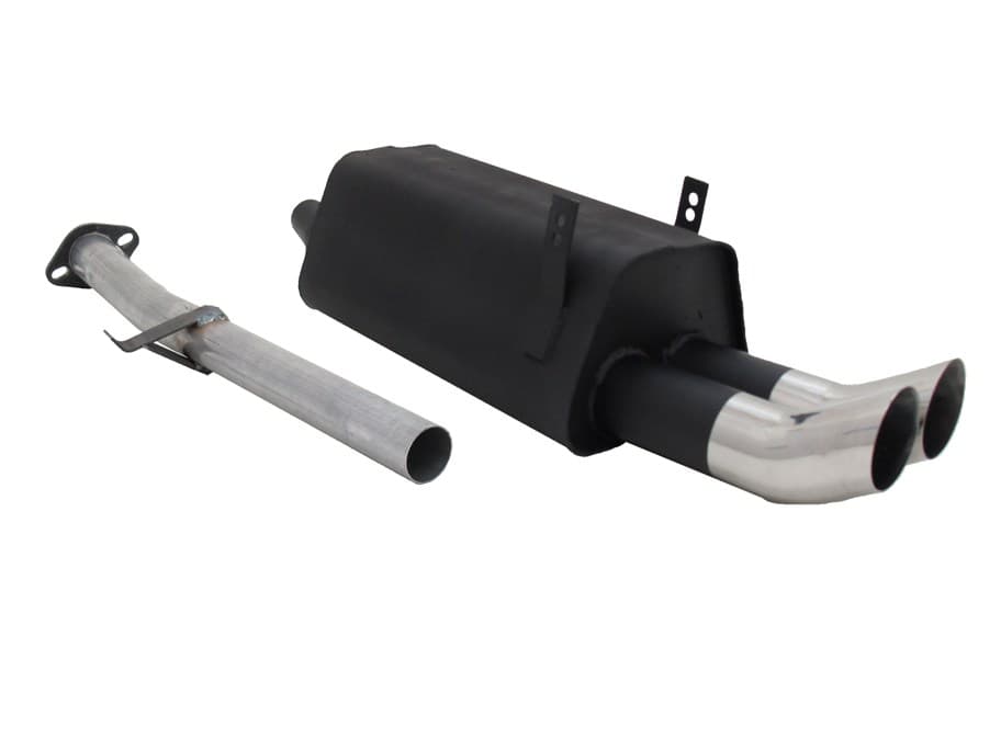 BMW E36 318i LIMOUSINE - NOVUS SPORT AUSPUFF 2 x Ø 76MM DTM – Novus