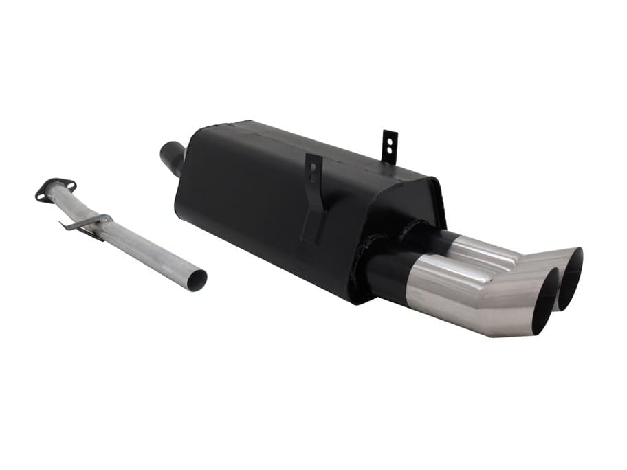 BMW E36 318i LIMOUSINE - NOVUS SPORT AUSPUFF 2 x Ø 90MM DTM – Novus
