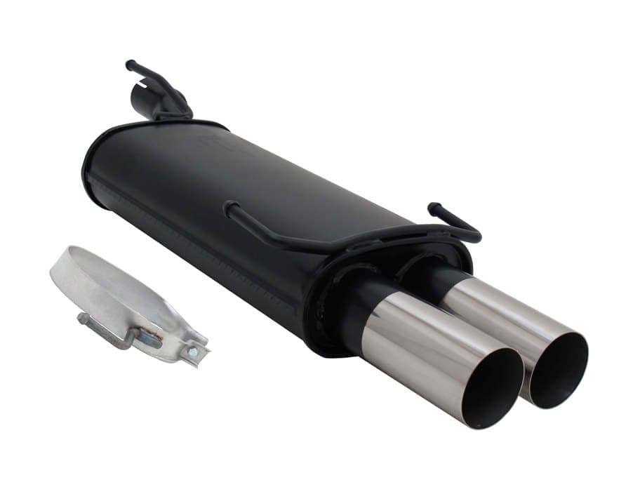 OPEL ASTRA F FLIESSHECK - NOVUS SPORT AUSPUFF 2 x Ø 76MM RL – Novus
