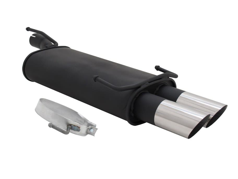 OPEL ASTRA F FLIESSHECK - NOVUS SPORT AUSPUFF 2 x Ø 76MM MS – Novus
