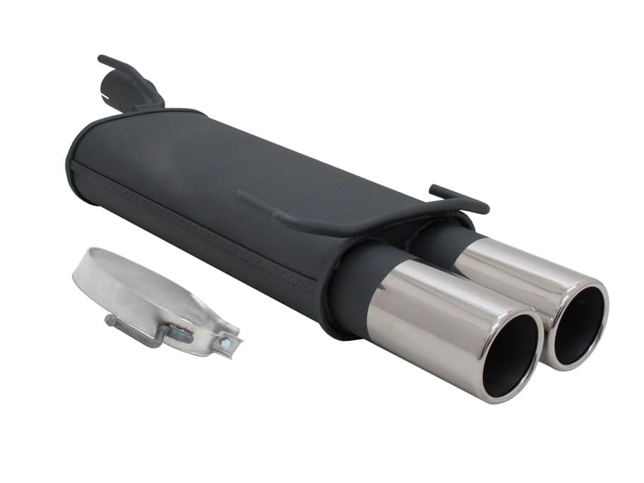 OPEL ASTRA F FLIESSHECK - NOVUS SPORT AUSPUFF 2 x Ø 90MM M – Novus