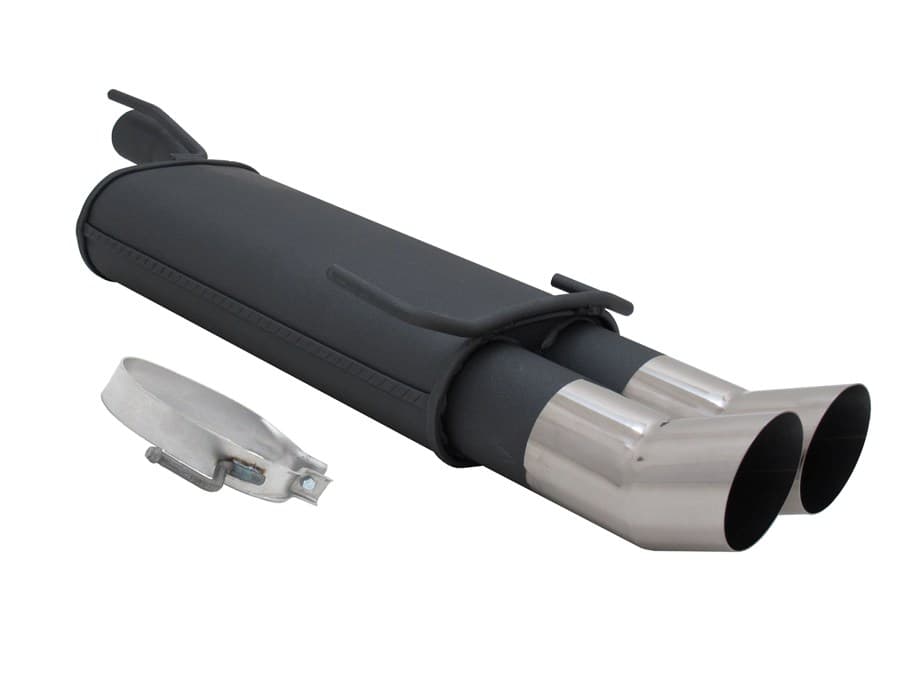 OPEL ASTRA F FLIESSHECK - NOVUS SPORT AUSPUFF 2 x Ø 90MM DTM – Novus