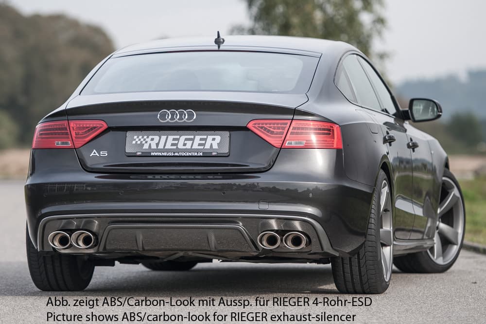 AUDI A5 SPORTBACK - RIEGER DIFFUSOR HECKANSATZ 00088042 OO-OO – Bild 2